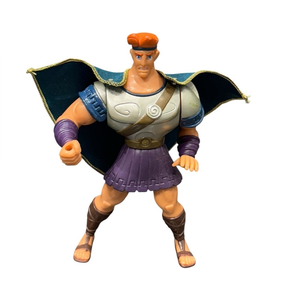 Disney Hercules 5.5” Hydra Slaying Action Figure With Cape: Vintage 1997